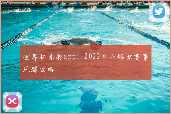 世界杯竞彩app：2022年卡塔尔赛事压球攻略